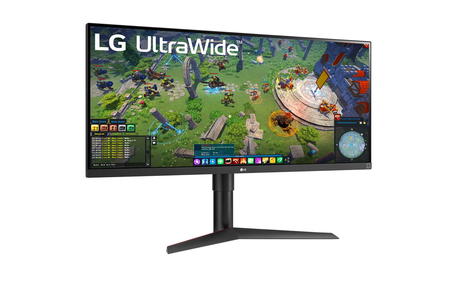 LG 34" UltraWide™ Full HD IPS-monitor met VESA Display HDR™ 400, 34WP65G-B