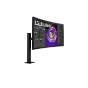 LG 34" 21:9 Curved UltraWide™ QHD (3440 x 1440) Monitor Ergo, 34WP88C-B