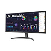 LG 34" 21:9 UltraWide™ Full HD IPS-monitor met AMD FreeSync™, 34WQ60A-B