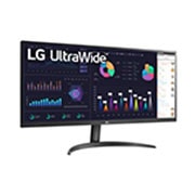 LG 34" 21:9 UltraWide™ Full HD IPS-monitor met AMD FreeSync™, 34WQ60A-B