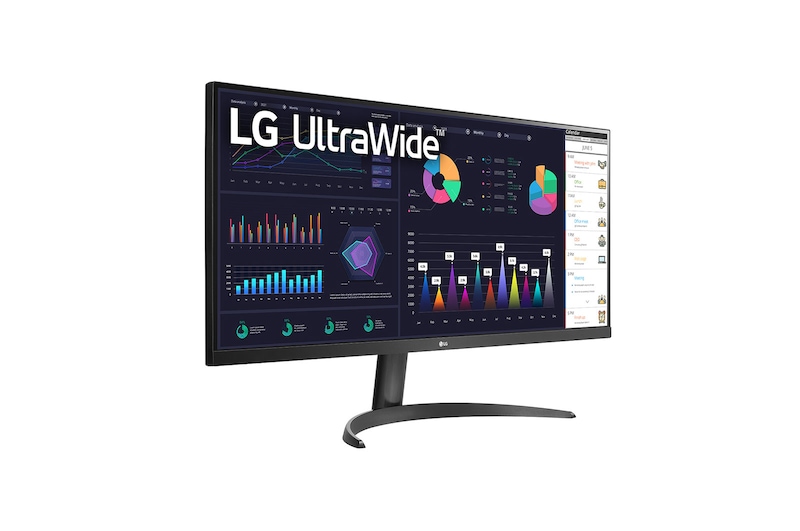 LG 34" 21:9 UltraWide™ Full HD IPS-monitor met AMD FreeSync™, 34WQ60A-B