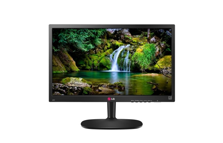 Vooraanzicht van Geniet van levensechte schoonheid met de LG LED Monitor  20M35A