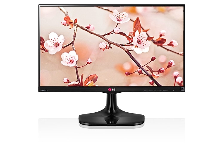 Vooraanzicht van Geniet van levensechte schoonheid met de LG IPS Monitor  23MP65HQ