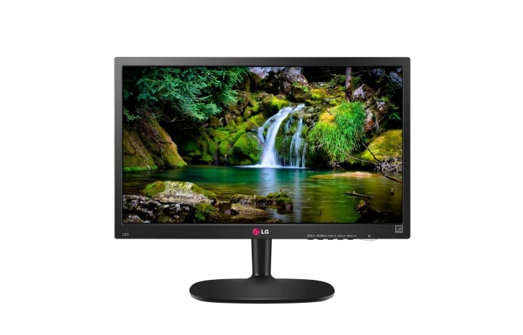 Vooraanzicht van Geniet van levensechte schoonheid met de LG LED Monitor  24M35D