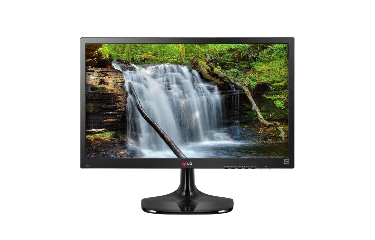 Vooraanzicht van Geniet van levensechte schoonheid met de LG LED Monitor  24M45D