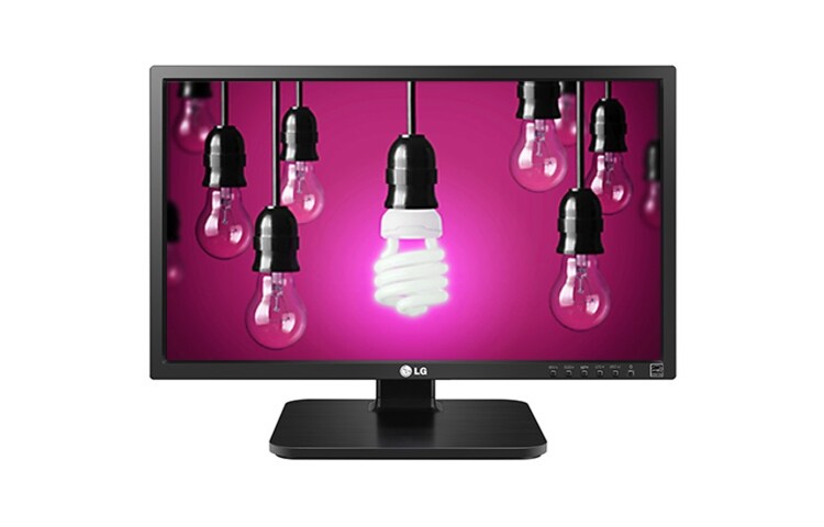 Vooraanzicht van Kantelbaar en in hoogte verstelbaar 24&#34; inch IPS LG professionele monitor 24MB37PM