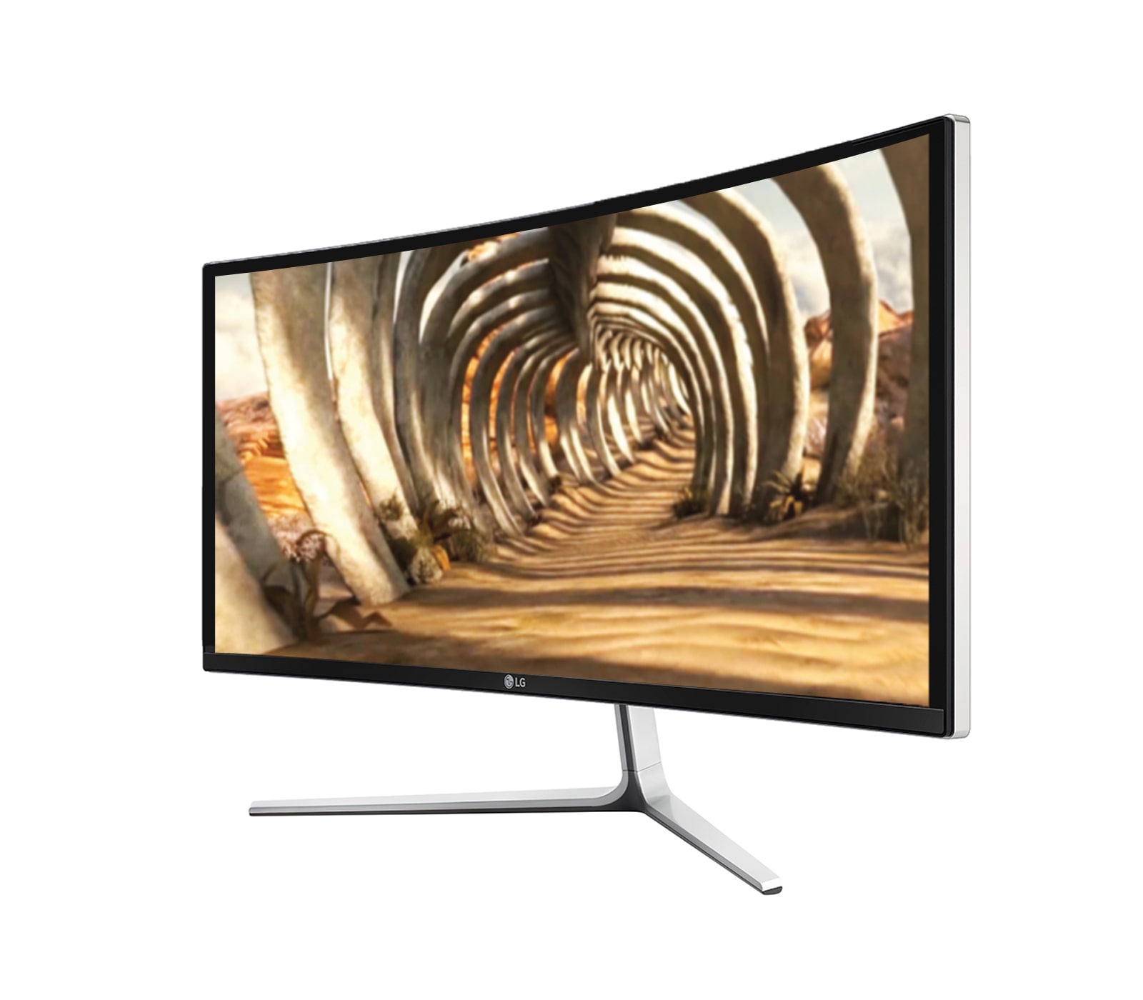 LG 29" inch curved UltraWide IPS monitor met QHD resolutie voor de optimale 21:9 opstelling, 29UC97C