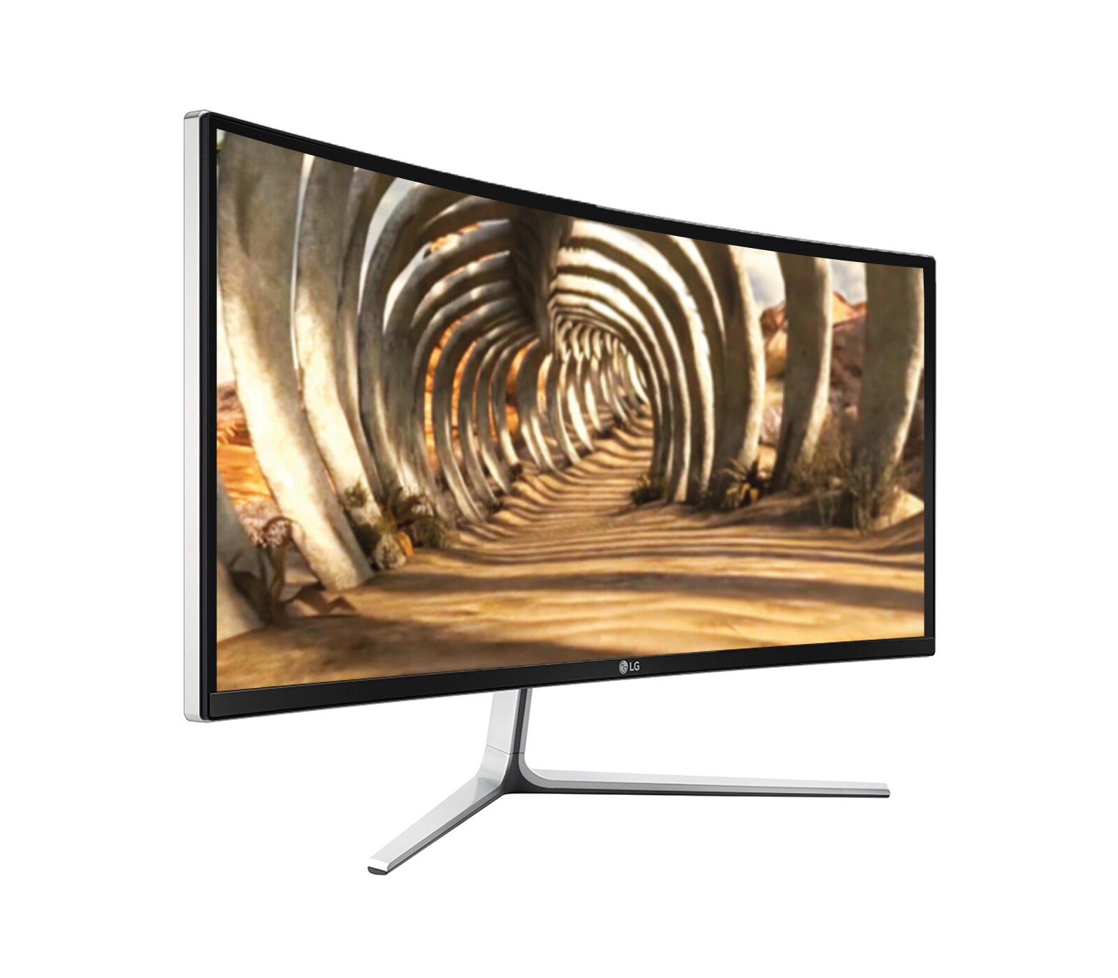 LG 29" inch curved UltraWide IPS monitor met QHD resolutie voor de optimale 21:9 opstelling, 29UC97C