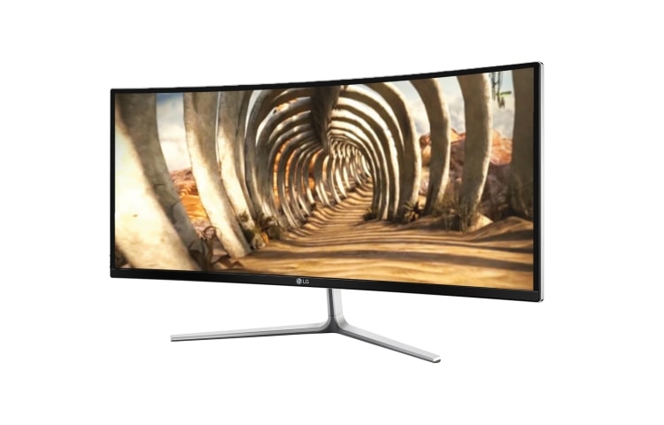 LG 29" inch curved UltraWide IPS monitor met QHD resolutie voor de optimale 21:9 opstelling, 29UC97C