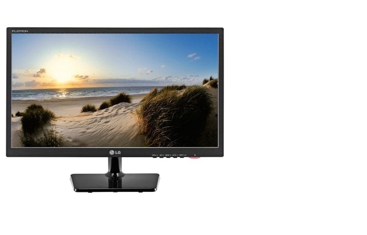 Vooraanzicht van 23&#34; inch 43P Series LED Full HD Monitor met HDMI aansluiting, Mega contrastratio bij een brede kijkhoek. D2343P