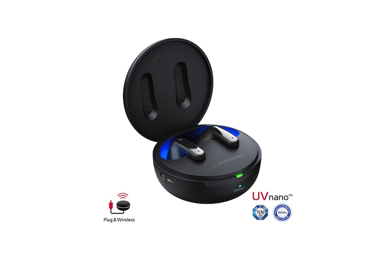 LG TONE Free DFP9 – Plug and Wireless Volledig Draadloos Bluetooth UVnano Oordopjes, TONE-DFP9