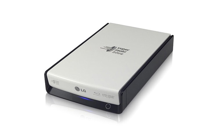 LG 8x externe Blu-ray-brander met Super multi Blue, Secur Disc & USB 2.0, BE08LU10