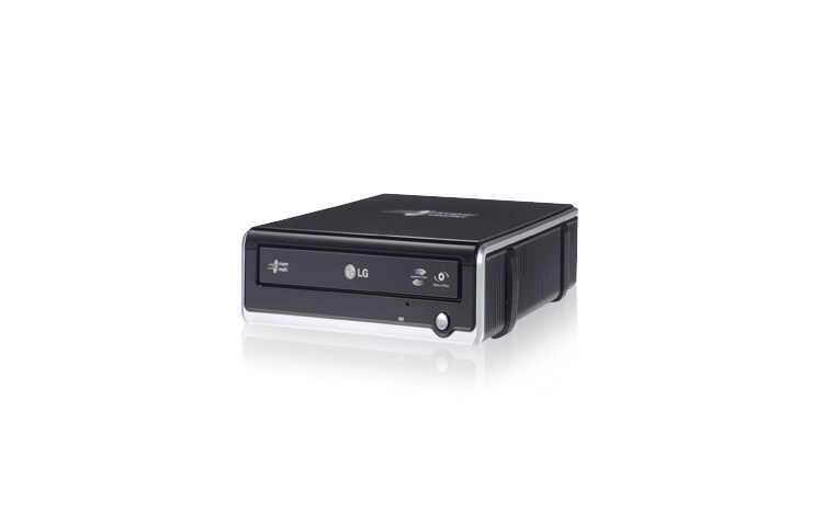 Vooraanzicht van Externe Super Multi DVD brander met USB 2.0 aansluiting GE24NU21