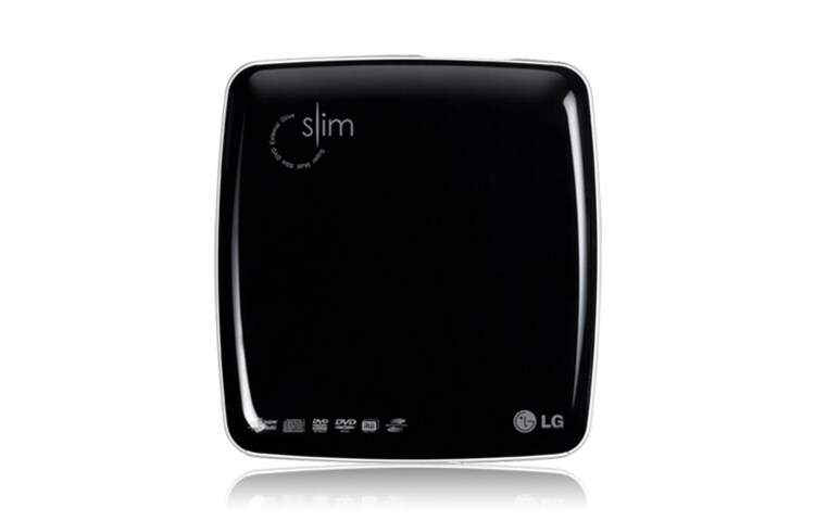 LG Slanke externe Super-Multi dvd-drive met USB 2.0, SecurDisc & LightScribe, GP08LU10