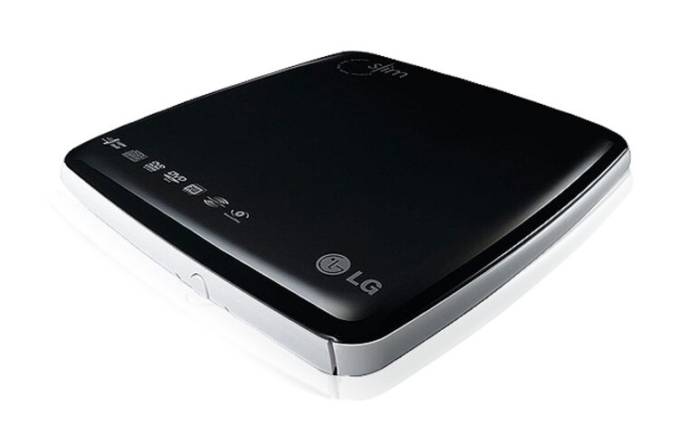 LG Slanke externe Super-Multi dvd-drive met USB 2.0, SecurDisc & LightScribe, GP08LU10