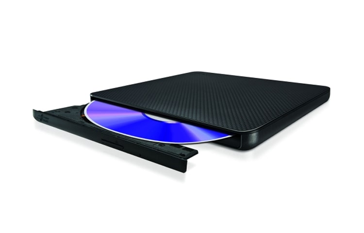 LG Portable slim-dvd brander met een eenvoudig design en USB stroomtoevoer., GP67EB60
