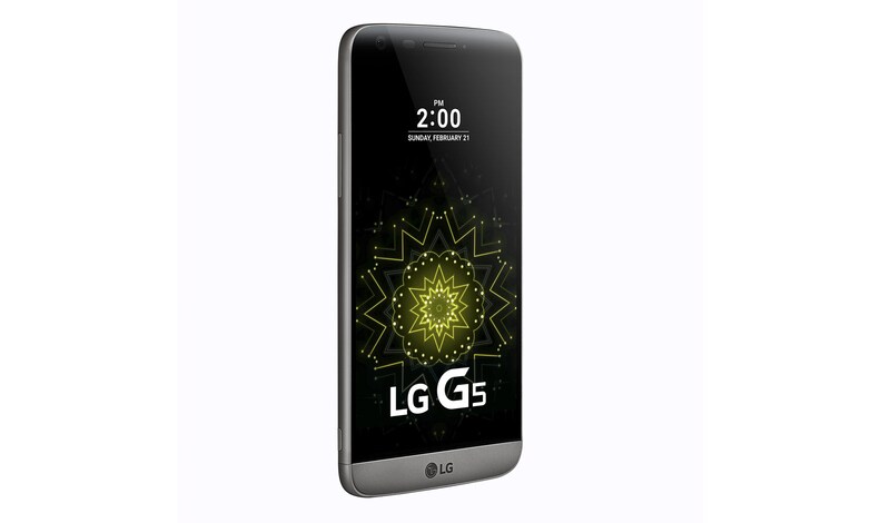LG De LG G5 is een elegant nieuw type smartphone dat niet in een bestaande categorie kan worden gevangen, met een modulair ontwerp dat nieuwe standaarden creëert., G5 H850 Titan