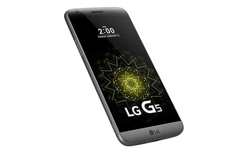 LG De LG G5 is een elegant nieuw type smartphone dat niet in een bestaande categorie kan worden gevangen, met een modulair ontwerp dat nieuwe standaarden creëert., G5 H850 Titan