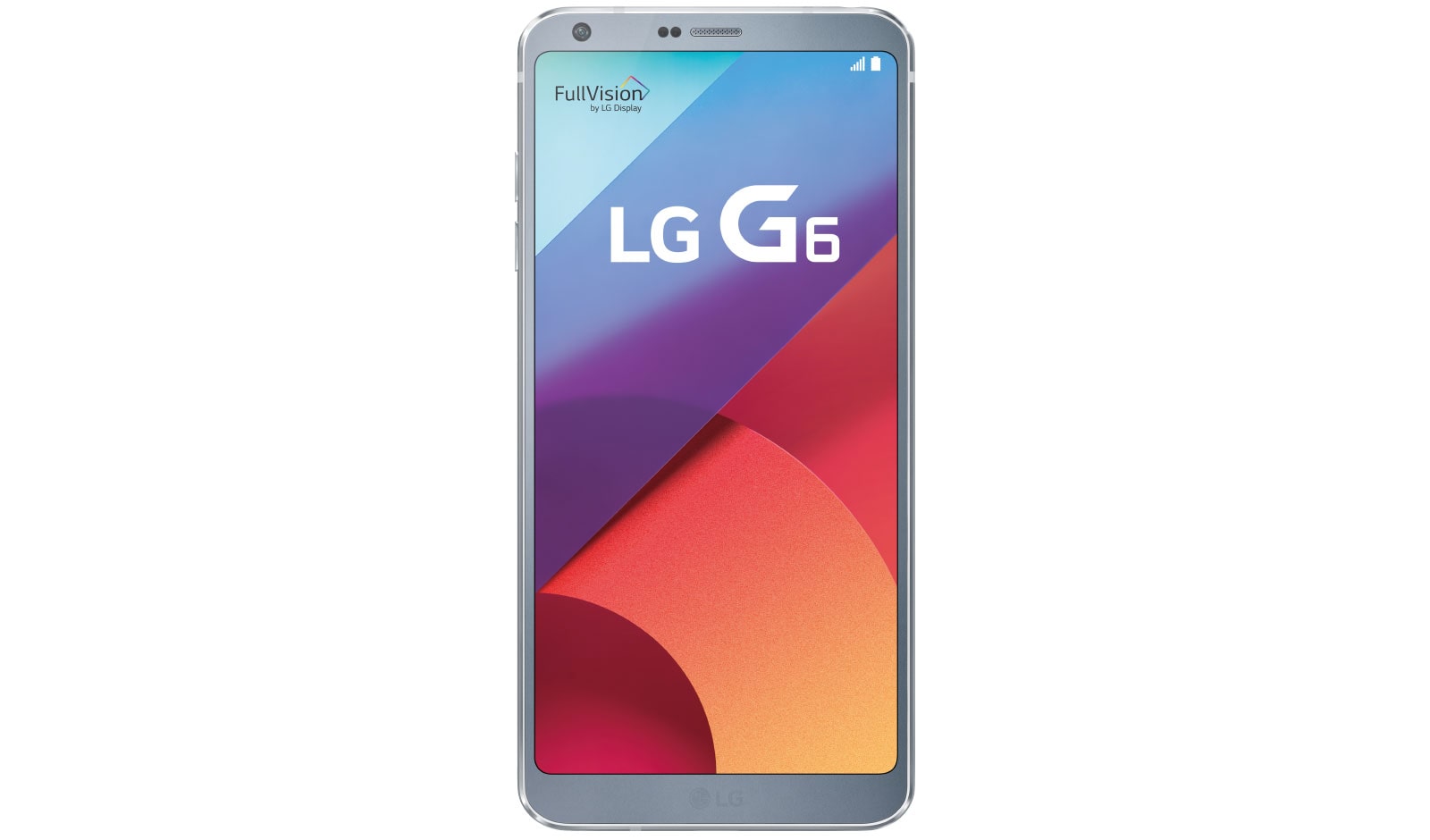 Vooraanzicht van Life&#39;s good when you see more met de LG G6 LG G6 Ice Platinum (H870)