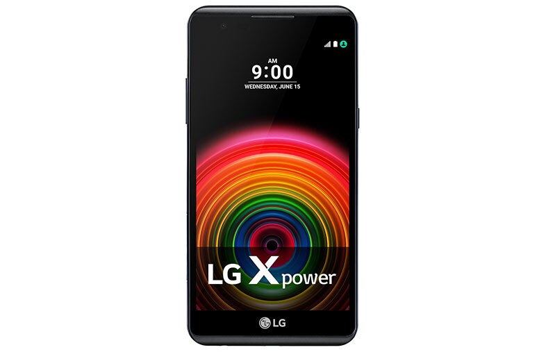 Vooraanzicht van Deze schoonheid is slechts 7,9 mm dun, zelfs met zijn verbazingwekkende 4100 mAh batterij, en straalt een geweldige kracht uit. X Power (K220)