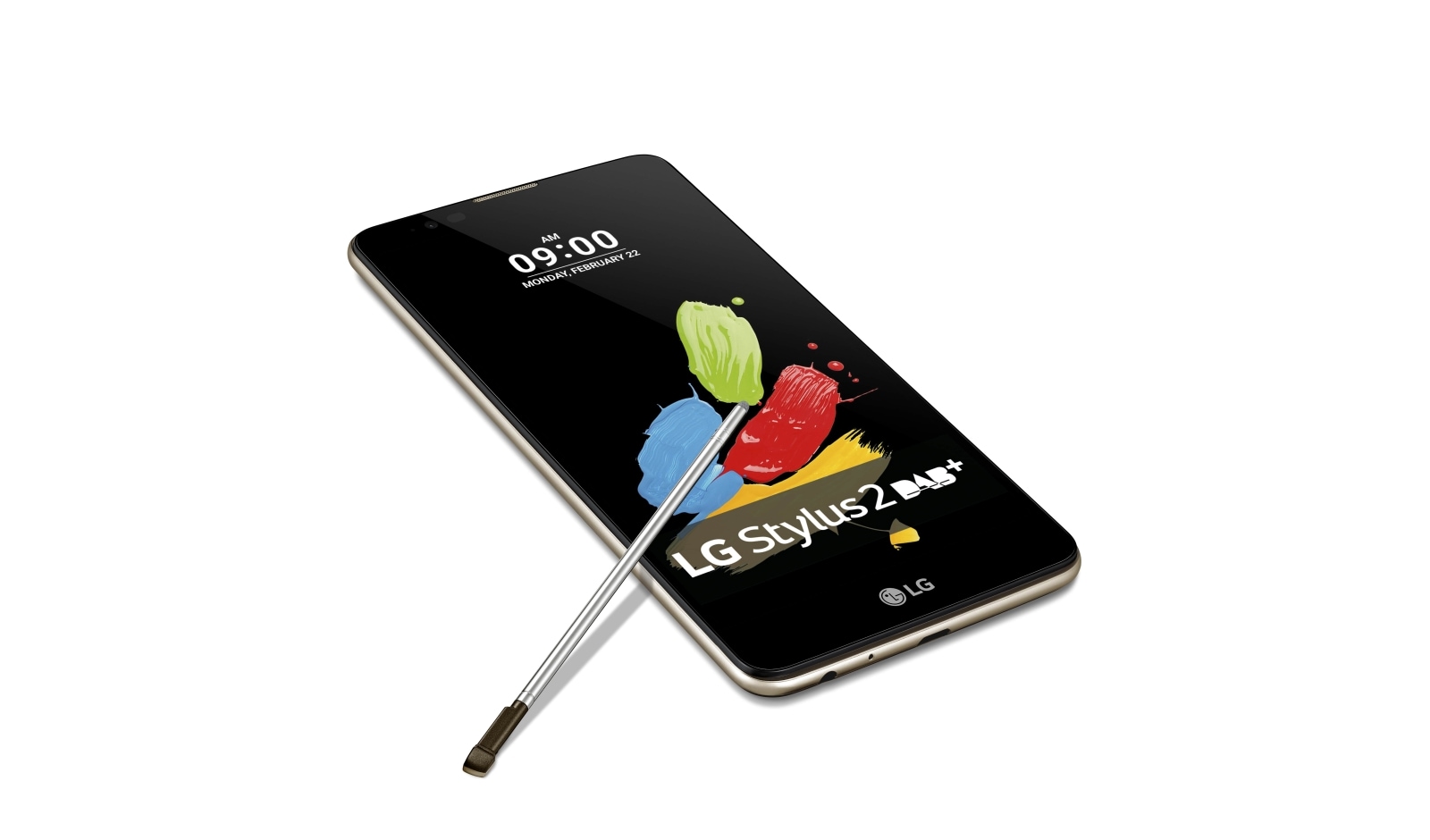 Vooraanzicht van LG Stylus 2 DAB&#43;, Grote ideeën hebben veel werkruimte nodig! Schrijf of teken op het uitgebreide scherm om creaties te maken die helder, levendig, en precies zijn.  Stylus 2 DAB (K520)