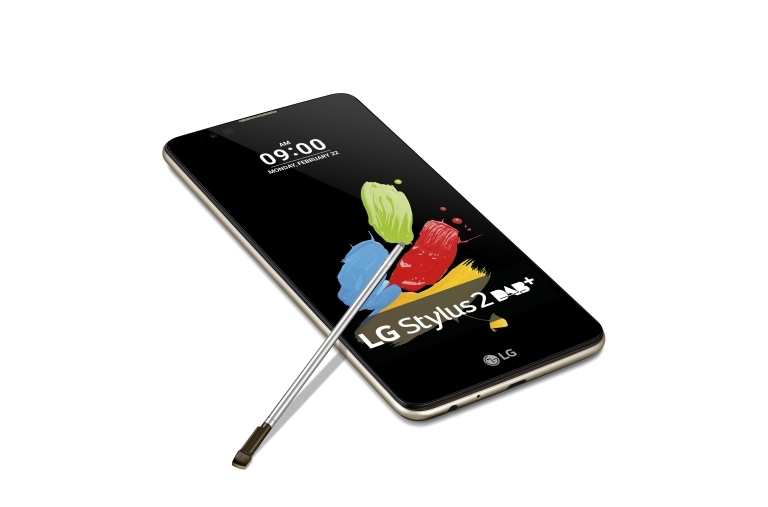 Vooraanzicht van LG Stylus 2 DAB&#43;, Grote ideeën hebben veel werkruimte nodig! Schrijf of teken op het uitgebreide scherm om creaties te maken die helder, levendig, en precies zijn.  Stylus 2 DAB (K520)