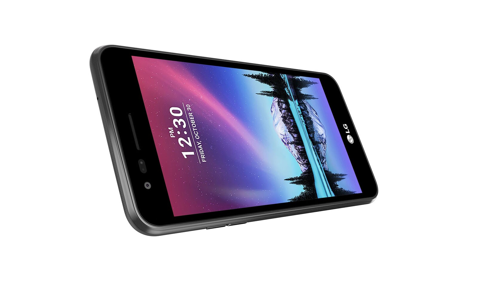 LG Basic-smartphone met sterke 2500mAh batterij en 5 megapixels selfie-camera met Auto Shot, M160