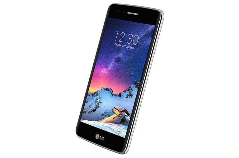 LG Middenklasse-smartphone met een extra heldere lens voor de 13MP camera en stroombesparend 12,7 cm HD-scherm (alleen verkrijgbaar in België), M200n