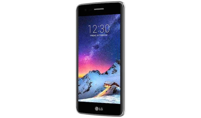 LG Middenklasse-smartphone met een extra heldere lens voor de 13MP camera en stroombesparend 12,7 cm HD-scherm (alleen verkrijgbaar in België), M200n
