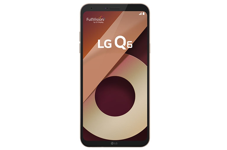 Vooraanzicht van LG Q6 Terra Gold LG Q6 Terra Gold (LGM700N)
