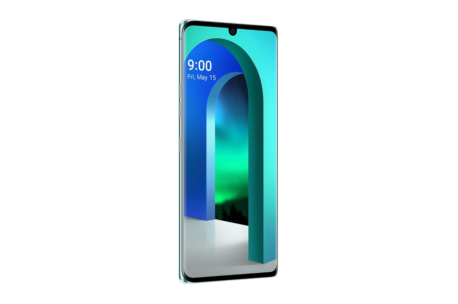 LG Velvet, LG Velvet Aurora Green