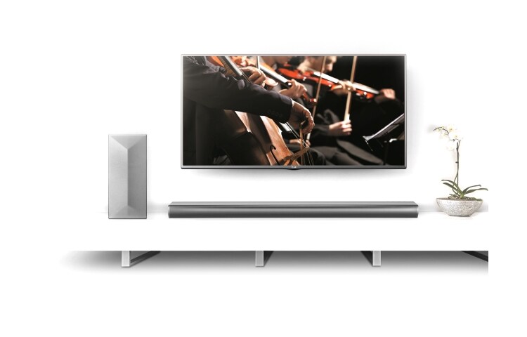 LG LAS550H Soundbar | 2.1ch | 320W Vermogen | Draadloze Subwoofer | TV Sound Sync | Bluetooth audiostreaming, LAS550H