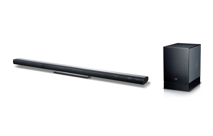 LG 2.1 soundbar met draadloze subwoofer | 310W | Bluetooth | HDMI | 35mm slank design | Draadloos Audio streamen, NB4530A