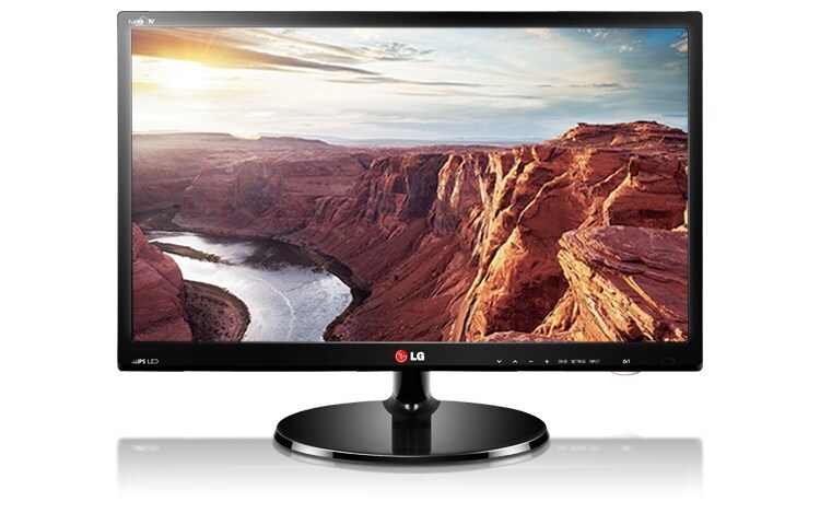 Vooraanzicht van 22&#34; Geniet van echt kijkplezier met LG IPS Personal TV 22MN43D-PZ