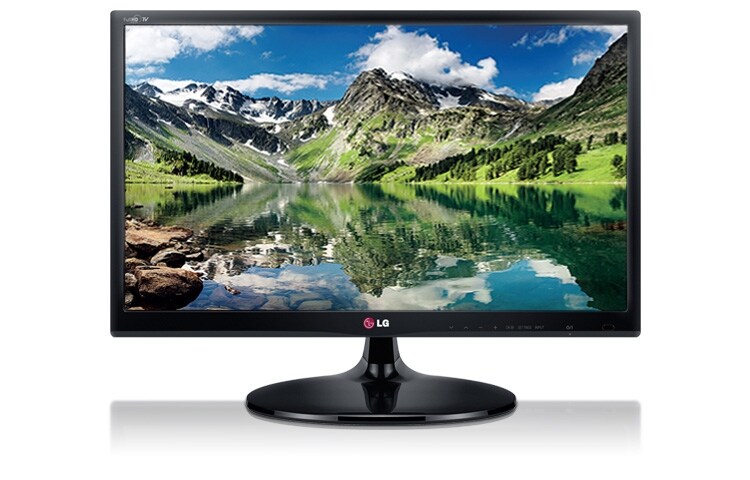 Vooraanzicht van 24&#34; Geniet van echt kijkplezier met LG IPS Personal TV  24MA53D-PZ