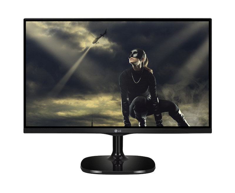 LG 24" Monitor TV | 1920 x1080 Full HD Resolutie | Geniet van echt kijkplezier met LG IPS LED Personal TV, 24MT77D