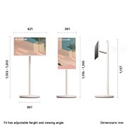 LG 27 inch LG StanbyME Rollable Smart TV - 27ART10AKPL, 27ART10AKPL