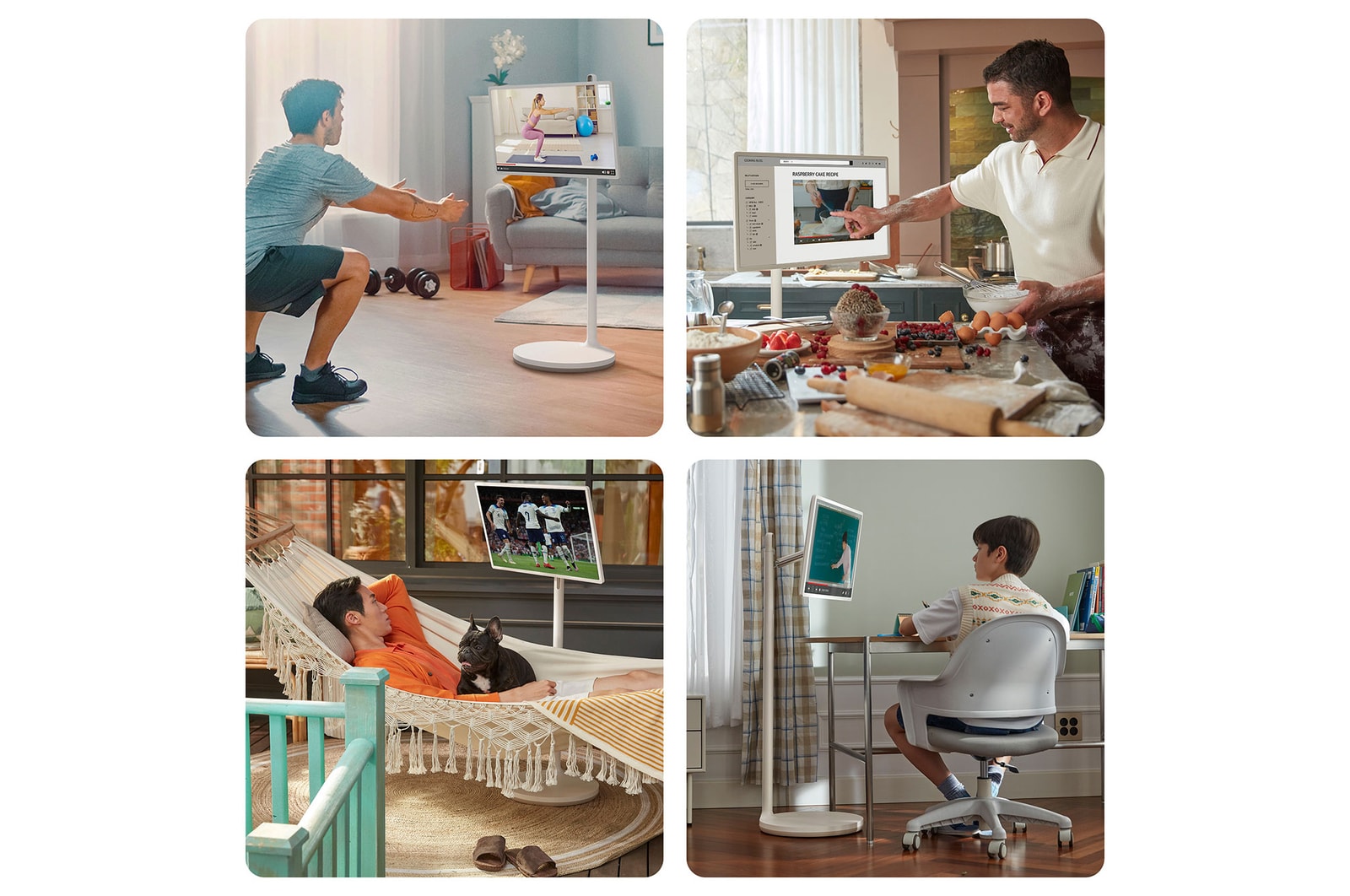 LG 27 inch LG StanbyME Rollable Smart TV - 27ART10AKPL, 27ART10AKPL