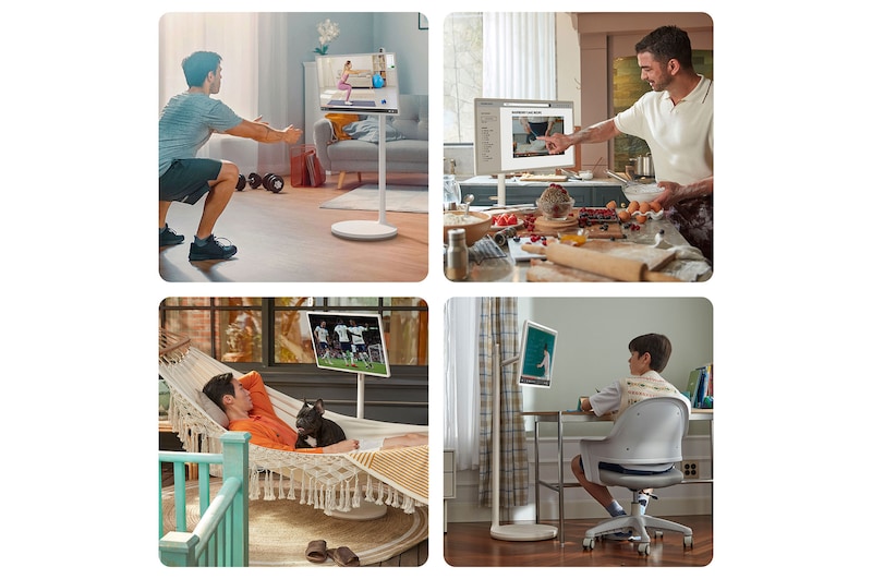 LG 27 inch LG StanbyME Rollable Smart TV - 27ART10AKPL, 27ART10AKPL