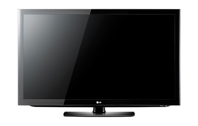 Vooraanzicht van 32 Inch Full HD LCD TV met TruMotion 50Hz, 4ms responsetijd, 2x HDMI, Invisible Speakers en USB2.0 32LD450