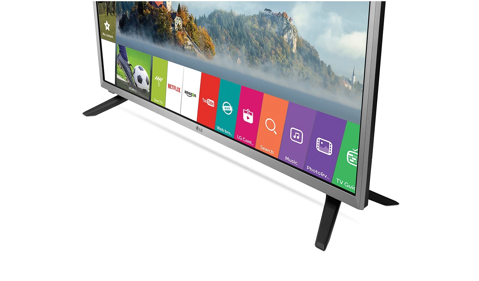 LG 32" (80 cm) | LG HD Ready LED TV | webOS 3.5 Smart TV | Virtual Surround Plus | Clear Voice, 32LJ590U