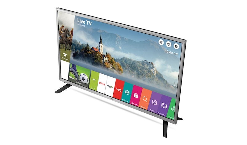 LG 32" (80 cm) | LG HD Ready LED TV | webOS 3.5 Smart TV | Virtual Surround Plus | Clear Voice, 32LJ590U