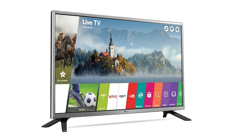 LG 32" (80 cm) | LG HD Ready LED TV | webOS 3.5 Smart TV | Virtual Surround Plus | Clear Voice, 32LJ590U