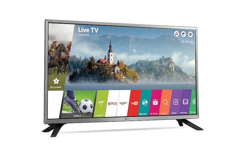 LG 32" (80 cm) | LG HD Ready LED TV | webOS 3.5 Smart TV | Virtual Surround Plus | Clear Voice, 32LJ590U
