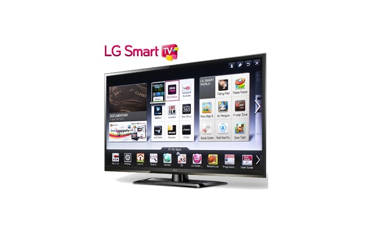 Vooraanzicht van 32&#34; | Edge LED | Full HD | MCI 200 | Smart TV 2.0 | Smart Share | Wi-Fi Ready | Smart energy saving 32LS570S