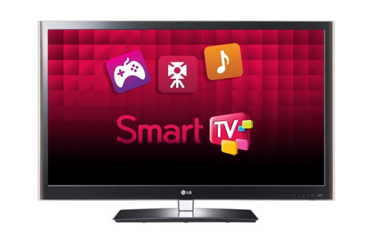 Vooraanzicht van 32&#34; Full HD LED Smart TV met TruMotion 100Hz, Picture Wizard II, DLNA, Wi-fi, Smart Energy Saving Plus en DivX HD Plus 32LV5500