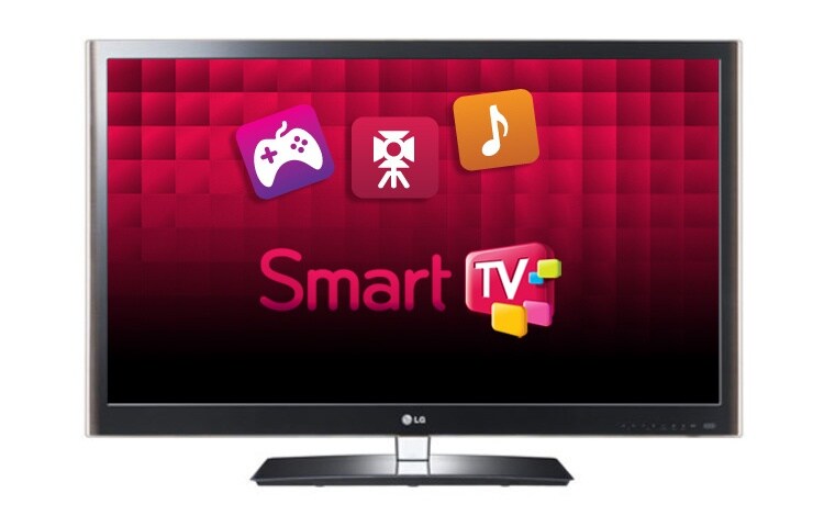 Vooraanzicht van 42&#34; Full HD LED Smart TV met TruMotion 100Hz, Picture Wizard II, DLNA, Wi-fi, Smart Energy Saving Plus en DivX HD Plus 42LV5500