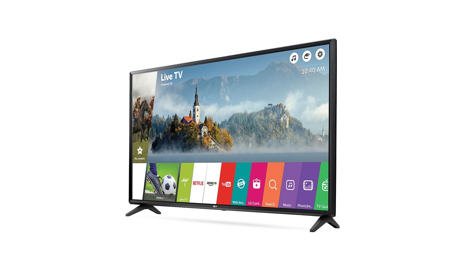 LG 43" (109 cm) | LG Full HD LED TV | webOS 3.5 Smart TV | Virtual Surround Plus | Clear Voice, 43LJ594V