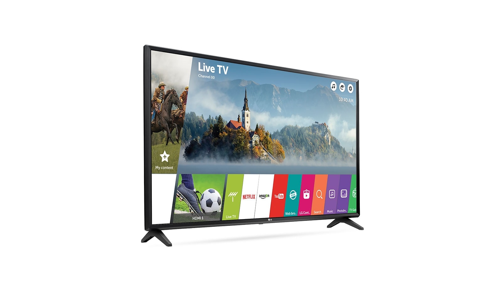 LG 43" (109 cm) | LG Full HD LED TV | webOS 3.5 Smart TV | Virtual Surround Plus | Clear Voice, 43LJ594V