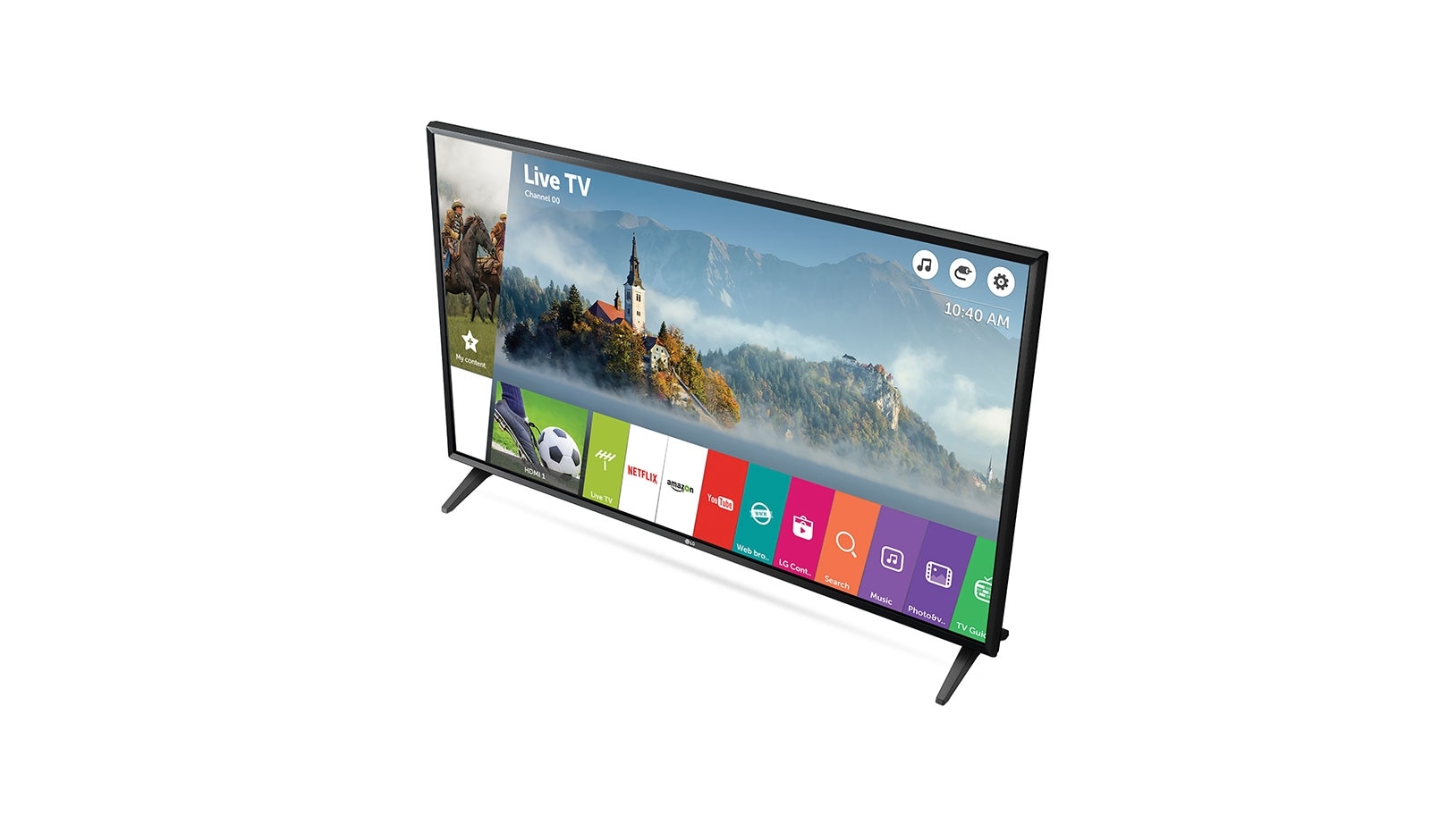 LG 43" (109 cm) | LG Full HD LED TV | webOS 3.5 Smart TV | Virtual Surround Plus | Clear Voice, 43LJ594V